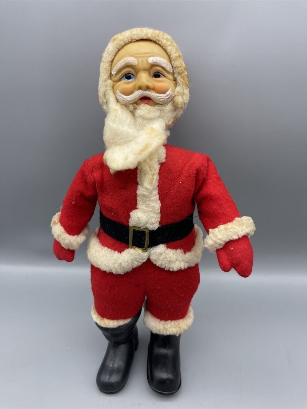 Vintage 12" Holiday Fair Santa Claus Hedaya & CO Japan Figure Doll 60s